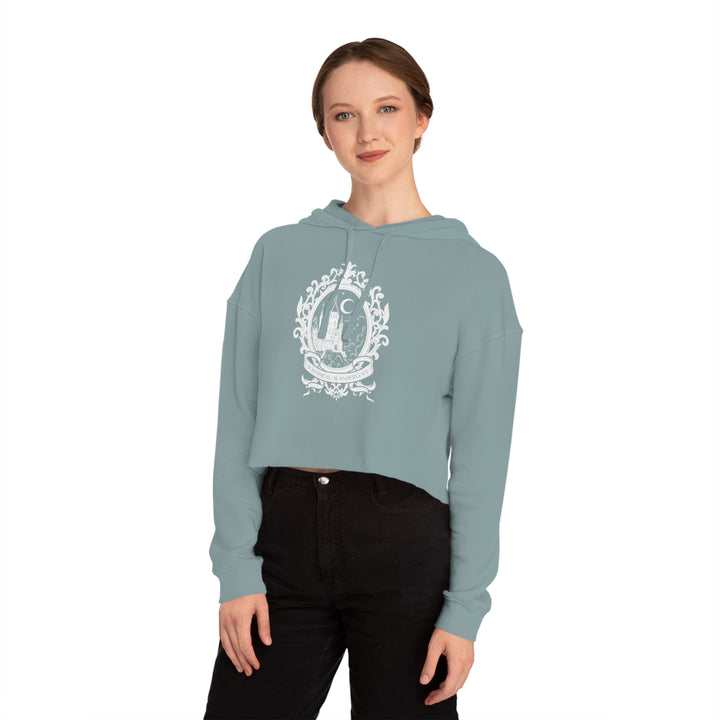 Whimsical Wanderlust Cropped Hoodie