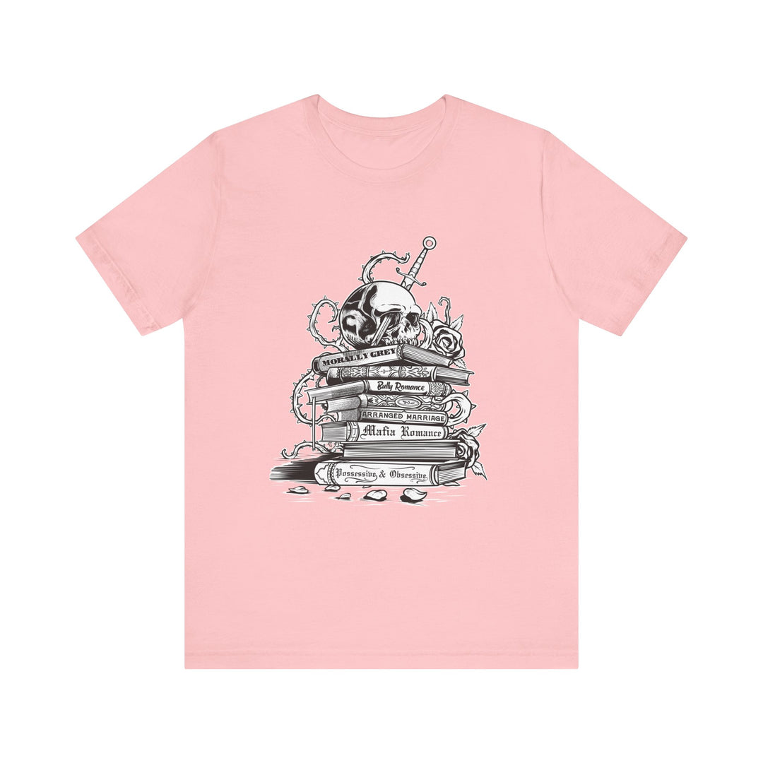 Dark Romance Bookstack Tee