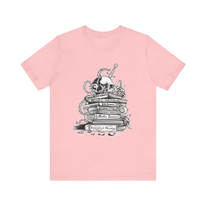 Dark Romance Bookstack Tee