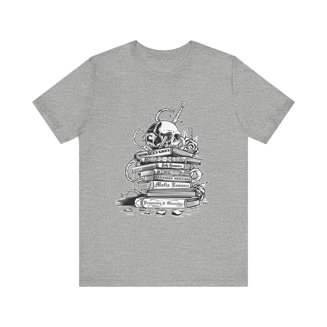 Dark Romance Bookstack Tee