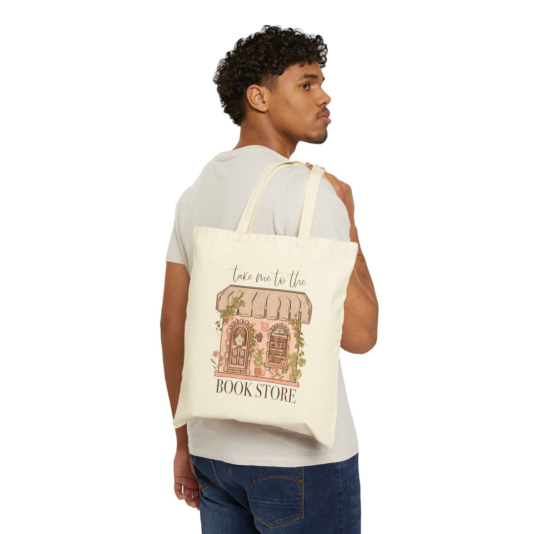 Take me to the Bookstore Canvas Tote