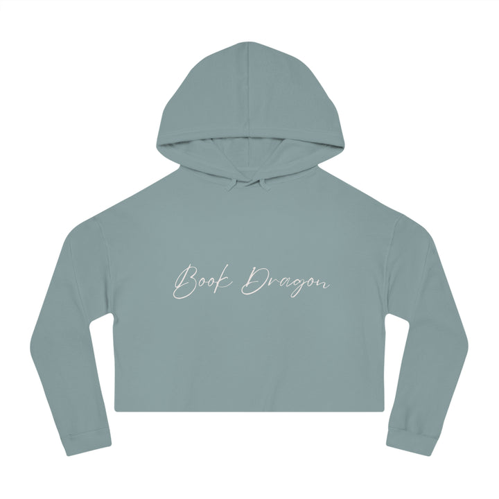 Book Dragon Cropped Hoodie