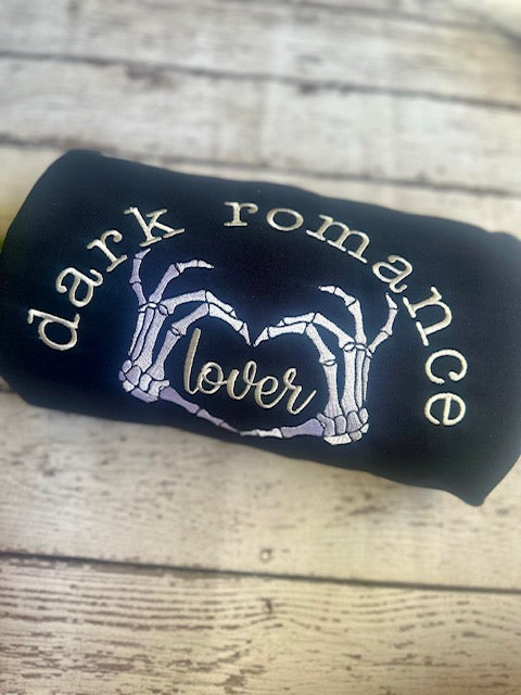 Dark Romance Lover Embroidered Sweater