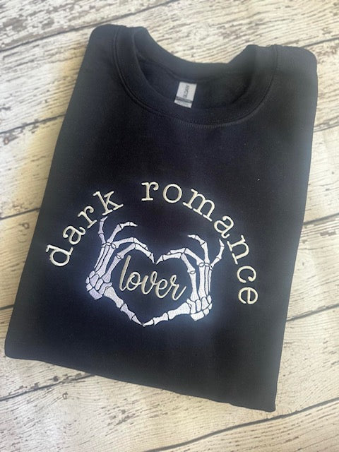 Dark Romance Lover Embroidered Sweater